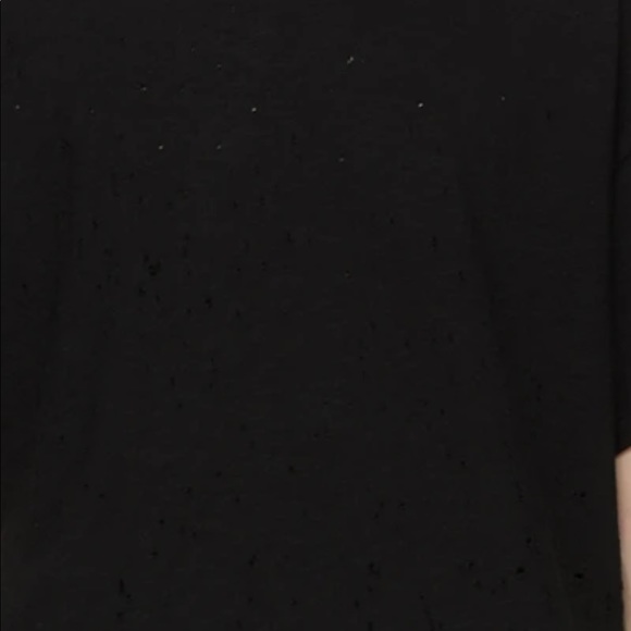 Distressed Black Shotgun Tee Shirt - Worn 1x - Picture 6 of 10